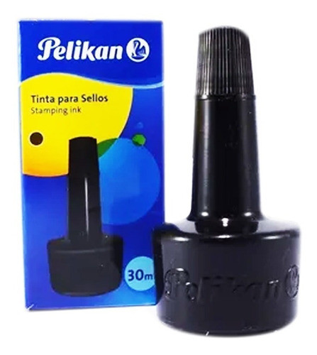 Tinta Para Sellos Pelikan Negra 0