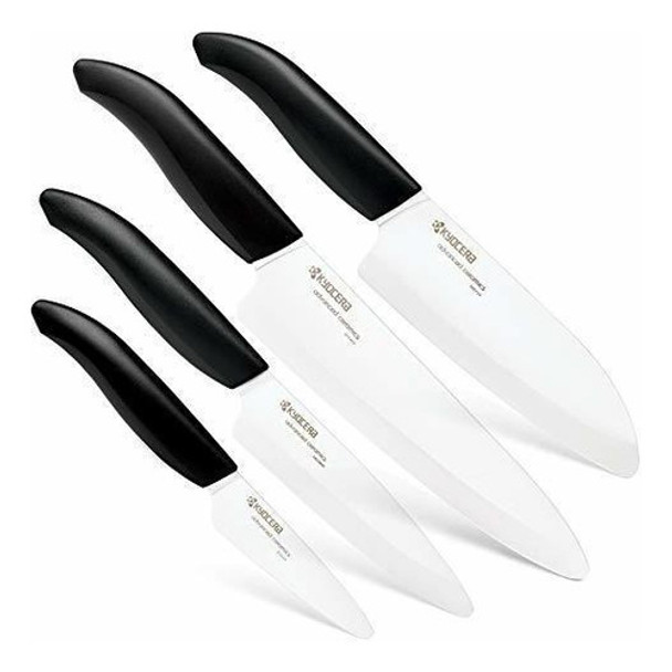 Juego 4 Cuchillos Cocina Chef Cuchillas Verduras Carne Fruta 0