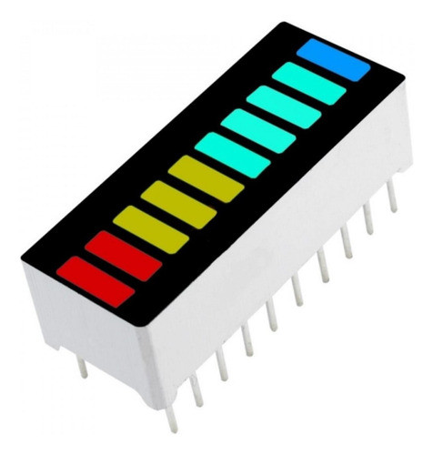 Led Display Barras Indicador Dip 10 Segmentos Stw 0