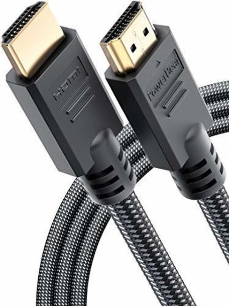Cable Hdmi Powerbear 4k De 10 Pies | Conectores De Nylon Tre 0
