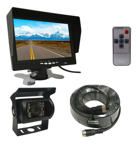 Pantalla 7 Pulgadas + Cámara Camion Vehiculos 0