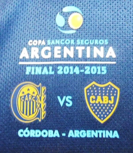 Parche Final Copa Argentina Boca Rosario Central 2015 0