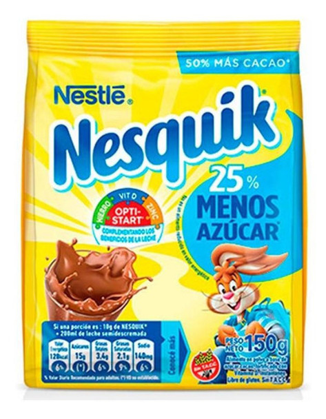 Pack X 6 Unid. Cacao  Menos Azuc 300 Gr Nesquik 0