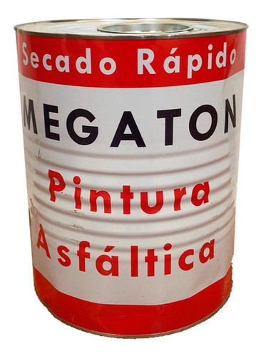 Pintura Asfáltica 18 L Base Solvente Seca Rapido 0