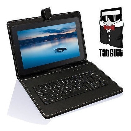 Tabsuit Micro Usb Teclado Pu Cuero Caso Reposar 10'' 10.1'' 0