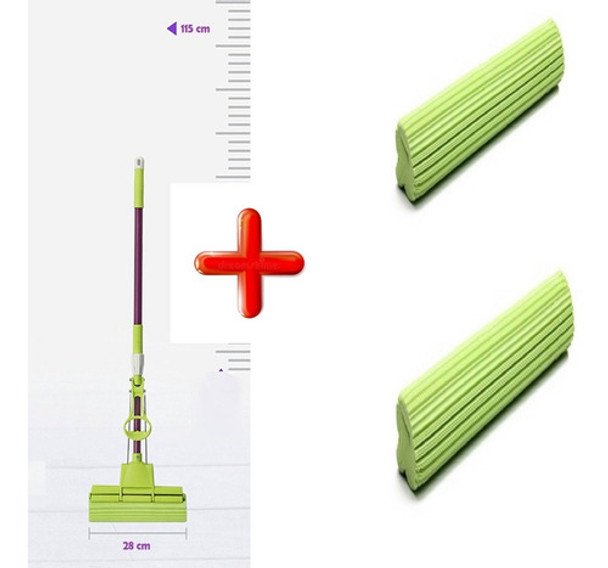 Kit Lampazo Magico Superabsorbente Escurridor + 2 Repuestos 0