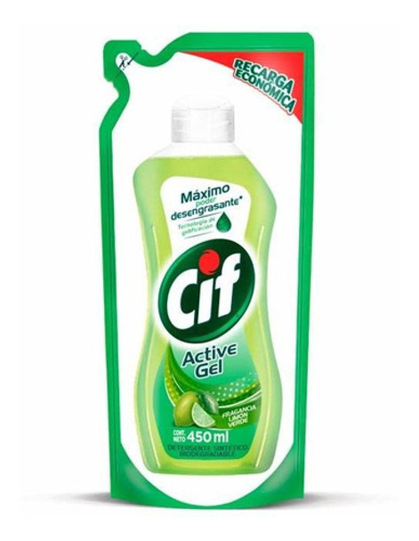 Pack X 12 Unid. Lavavajilla  Felimv Dp 450 Ml Cif Deterg / 0