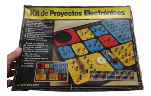 Juego Kit De Proyectos Electronicos Vintage Retro Incompleto 0