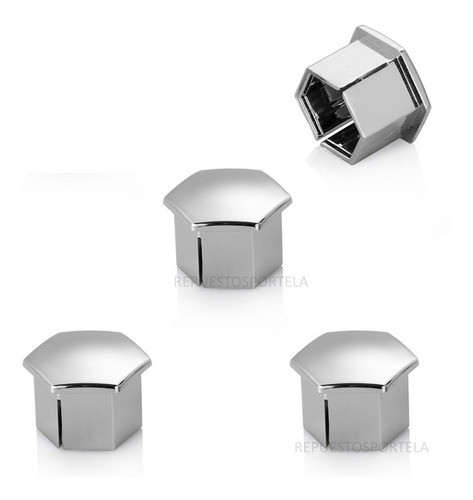 Kitx4 Tapas Cromadas Cubre Bulon Citroen  C3 Picaso Aircross 0
