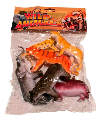 Animales Grandes Selva X 6 Bolsa Ploppy 360304 0