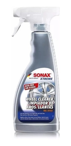 Limpiador Ferrico Llantas Sonax Wheel Cleaner Efecto Violeta 0