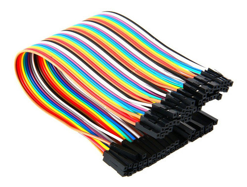 Pack 40 Cables Hembra Hembra 30cm Dupont Arduino Protoboard 0