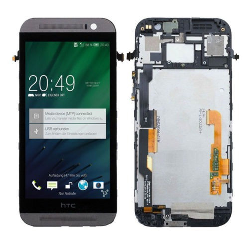 Negro Para Htc One M8 Pantalla Lcd Touch Pantalla Digitaliza 0