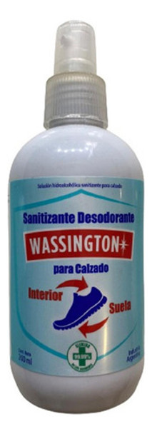 Sanitizante Desodorante Para Calzados Wassington X 220 Cc 0