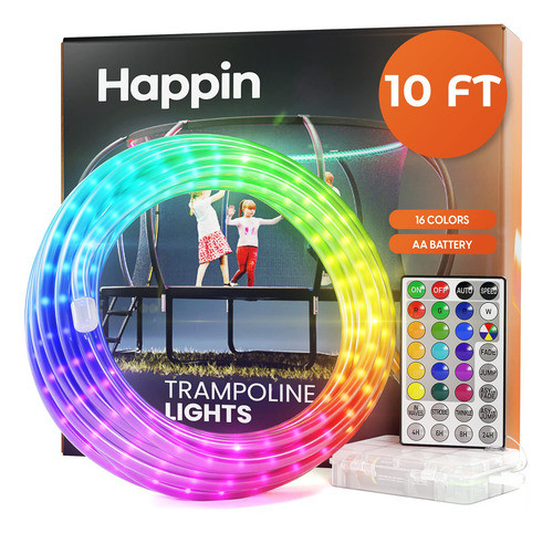 Luces Led Para Cama Elastica De 10 Pies Con Control Remoto, 0
