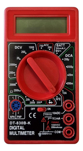 Herramienta Tester Multimetro Digital (dt-830b) 0