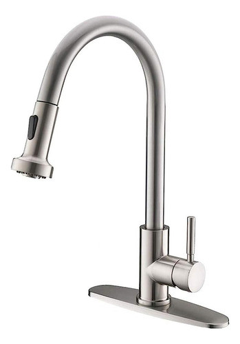 ~? Hotis Grifo De Cocina Con Pulverizador Pull-down, Acero I 0
