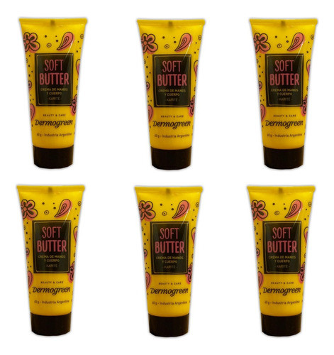 Crema De Manos Y Cuerpo Karite - Soft Butter De 60g X 6 Uni 0