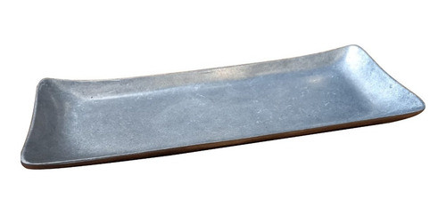 Plato Fuente Rectangular Larga Fundición De Aluminio 34x13cm 0