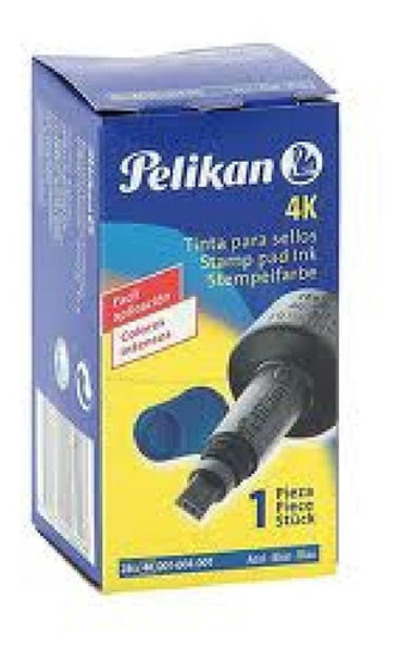 Tinta Para Sellos Pelikan Azul 0