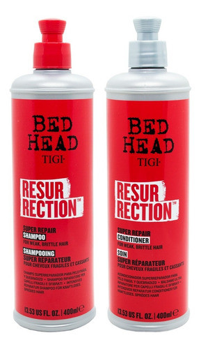 Kit Nutricion Tigi Resurrection Shampoo + Enjuague X 400ml 0