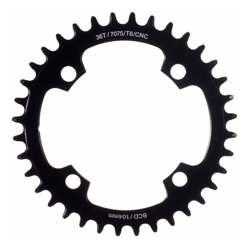 Monoplato Radius Bcd 104 36 Dientes  Importado 0