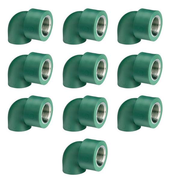 Codo Rosca Hembra Agua Acqua System 90° 25mm X 3/4 X 10u. 0