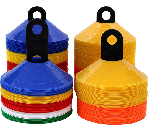 World Sport 100 Disc Cone Set Con Carrier 0
