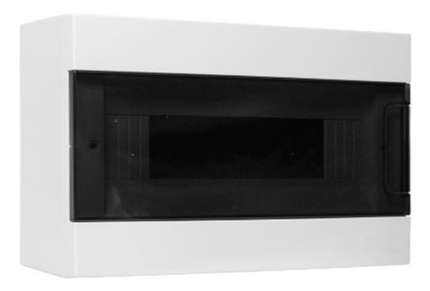 Tablero Exterior 12 Modulos Base Blanca Y Tapa Transp.humo 0 Tablero Exterior 12 Modulos Base Blanca Y Tapa Transp.humo 0