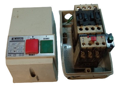 Contactor 220 Y Termico Con Caja Con Botonera Lovato 0