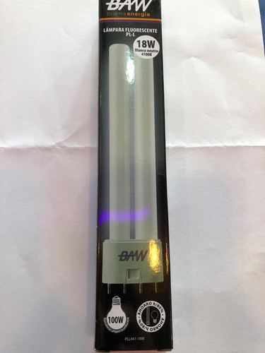 Lámpara Pll 18w 4pines Casquillo 2g11 Baw 840 4100k 0