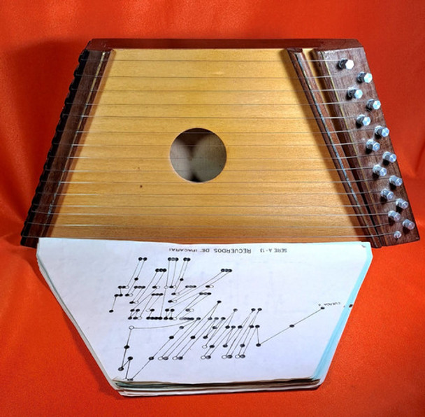 Instrumento Musical | Citara De Madera | Con Partituras 0 Instrumento Musical | Citara De Madera | Con Partituras 0