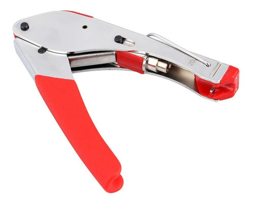 Pinza Prensa Coaxial Para Cable Conector Rg6 - Rg59 Metal 0