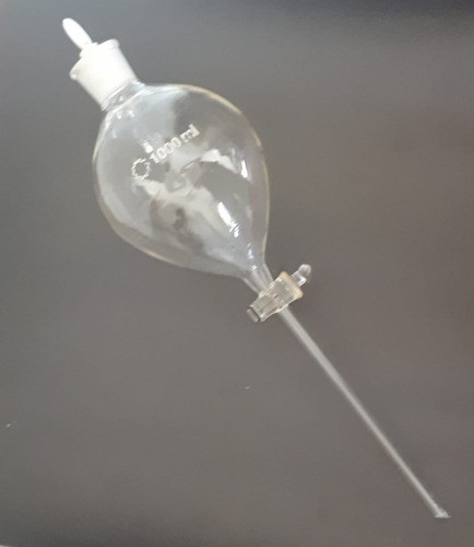 Ampolla Decantación Genérica 1000ml Robinete Vidrio C/ Tapa 0