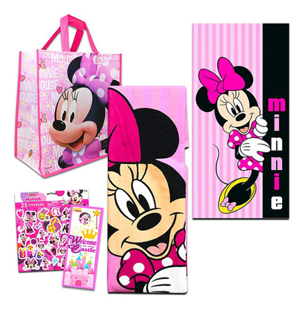 Clásico Juego De Toallas Con Capucha Disney Minnie Mouse Par 0 Clásico Juego De Toallas Con Capucha Disney Minnie Mouse Par 0