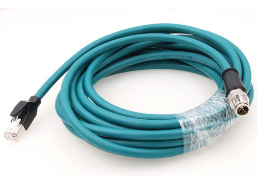 Zblzgp Cable Blindado Ethernet M12 8 Posiciones X-code Macho 0