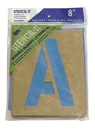 Juego De Plantillas De Duro Por Productos Graficos 2 Pulgada 0