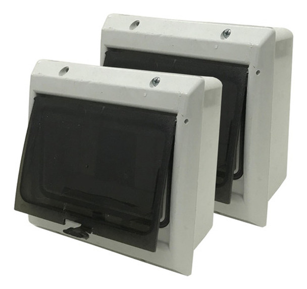 Gabinete Caja Termicas 6 Polos Ip54 Pilar Pvc  Pack X2 0