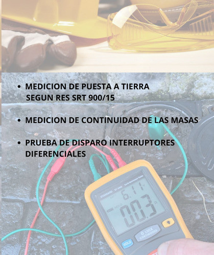 Medición De Puesta A Tierra Res.900/15 0