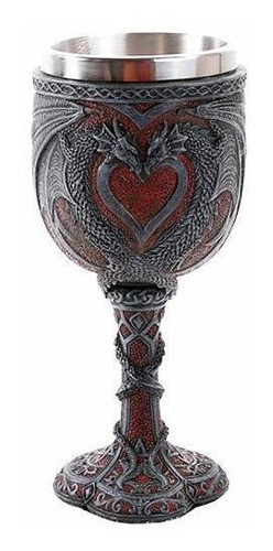 Pacific Giftware Copa De Vino Con Forma De Corazon De Dragon 0