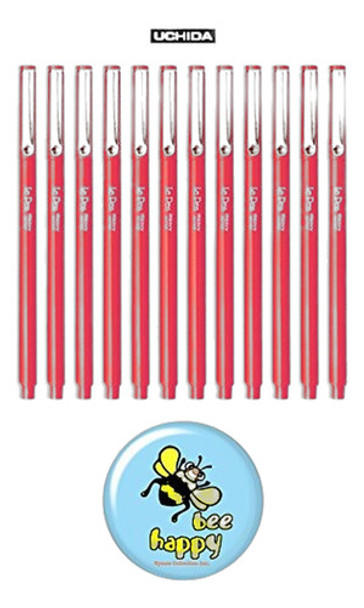 Red Le Pen (paquete De 12) - Serie 4300 (rojo (paquete De 12 0 Red Le Pen (paquete De 12) - Serie 4300 (rojo (paquete De 12 0