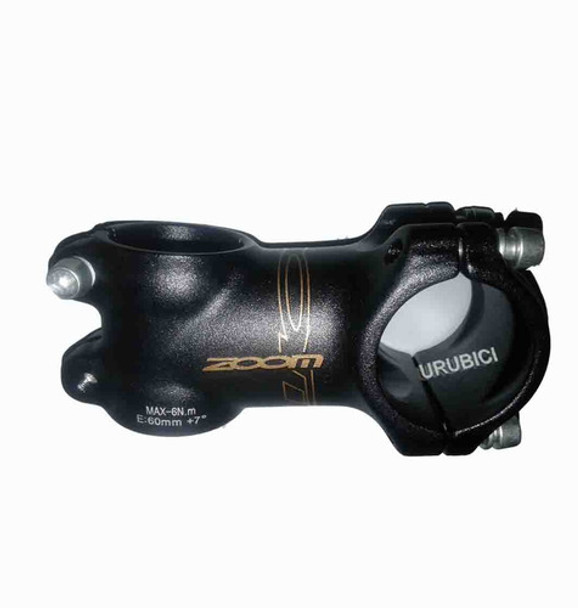 Potencia Stem Zoom 3d 60 Mm. Diametro 31.8mm. Negra. 0