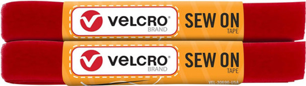 Abrojo Marca Velcro De 2cm Ancho Y Largo 60cm C/u Rojo 2u. 0 Abrojo Marca Velcro De 2cm Ancho Y Largo 60cm C/u Rojo 2u. 0