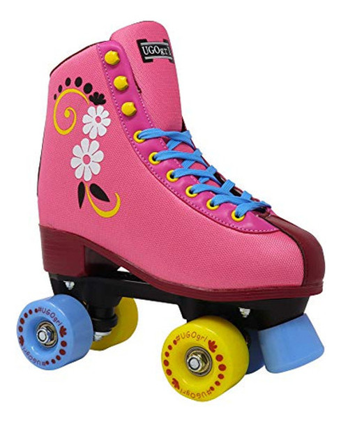 Hype - Patines Para Niñas. Color Rosado. Talla 6 Juvenil 0