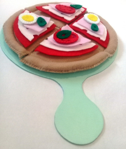 Comidita De Tela, Pizza 4 Porc. Y Pala De Servir 0