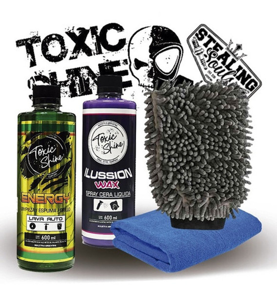 Toxic Shine | Kit Combo Lavado | Básico #25 | Shampoo + Cera 0