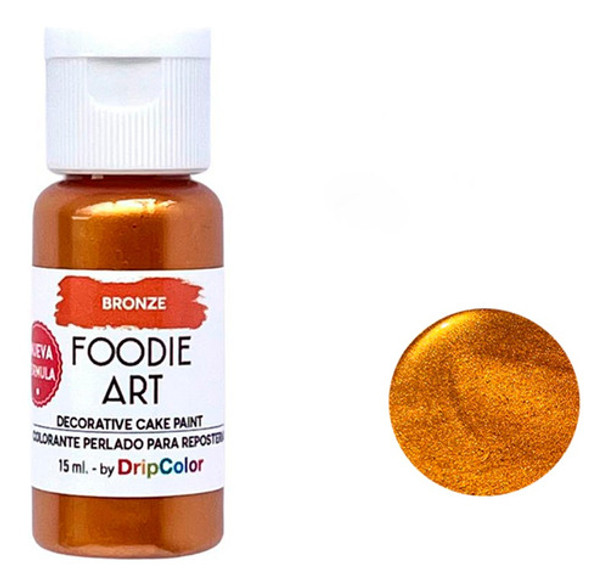 Colorante Liquido Metalizado Bronze Foodie Art Deco Torta 0 Colorante Liquido Metalizado Bronze Foodie Art Deco Torta 0