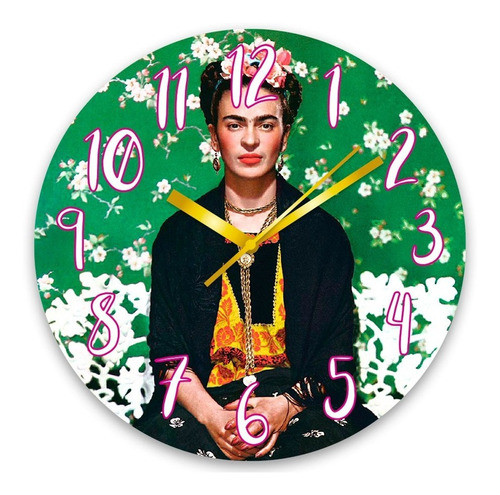 Reloj De Pared Frida Kahlo 0