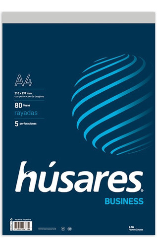 Block Husares A4 Rayado 0