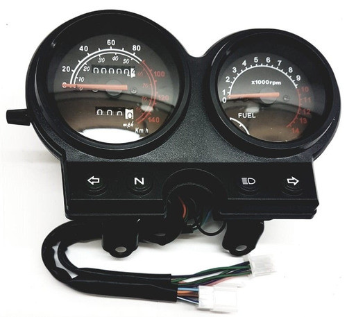 Tablero Completo Fondo Negro Zanella Rx 150 En Moto 46 0